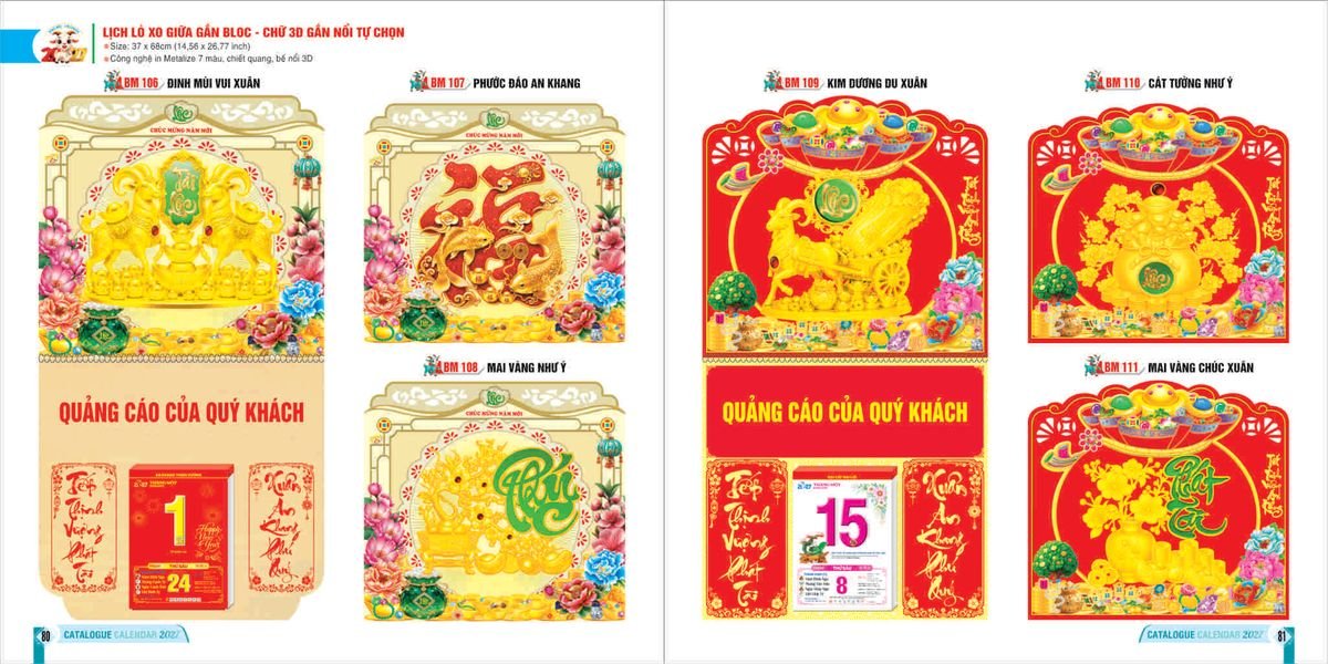 Lịch Bloc 2027 Bình Minh BM40 Tổng Kho Phân Phối Chiết Khấu Sâu 48% Lịch Bloc 2027 Bình Minh BM40 Tổng Kho Phân Phối Chiết Khấu Sâu 48%