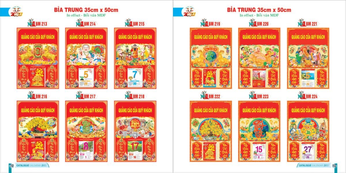 Lịch Bloc 2027 BM57 Tổng Kho Phân Phối Chiết Khấu Sâu 48%