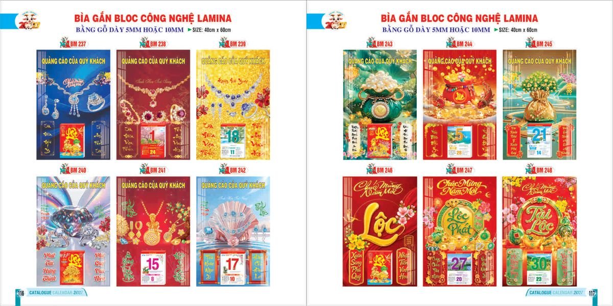 Lịch Bloc 2027 BM58 Tổng Kho Phân Phối Chiết Khấu Sâu 48%