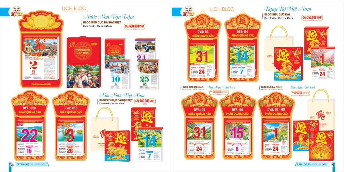 Lịch Bloc 2027 BM62 Tổng Kho Phân Phối Chiết Khấu Sâu 48%