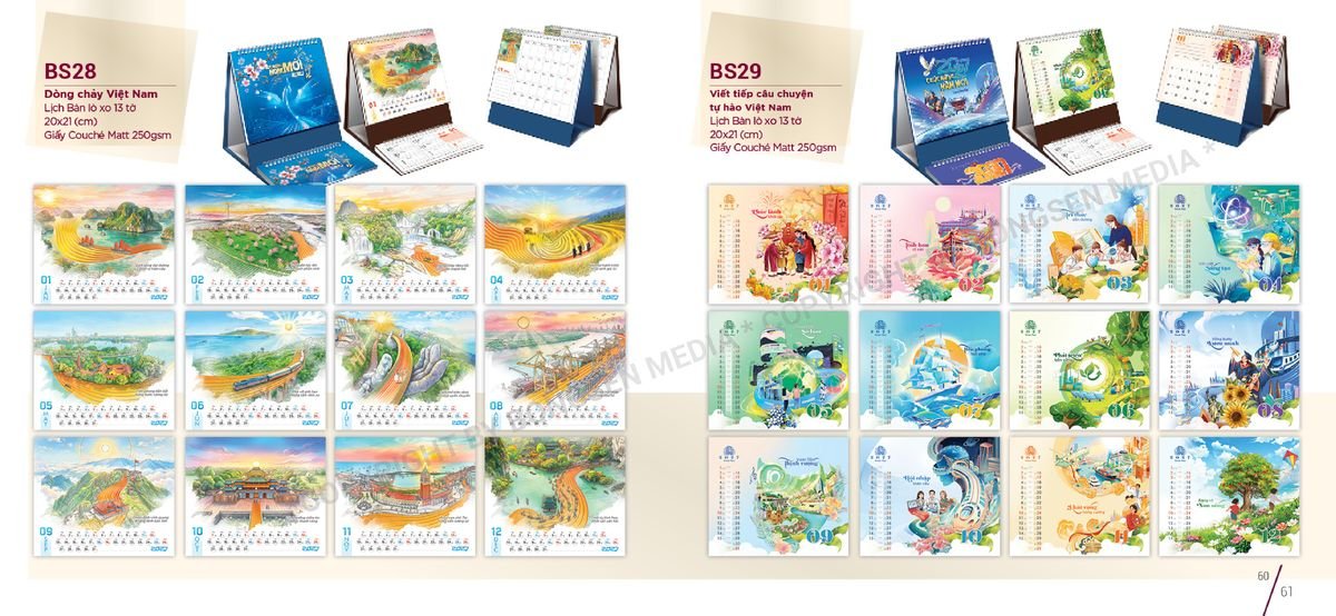 Lịch Để Bàn Nghệ Thuật 2027 Bông Sen BS31 Tổng Kho Phân Phối Chiết Khấu Sâu 48%