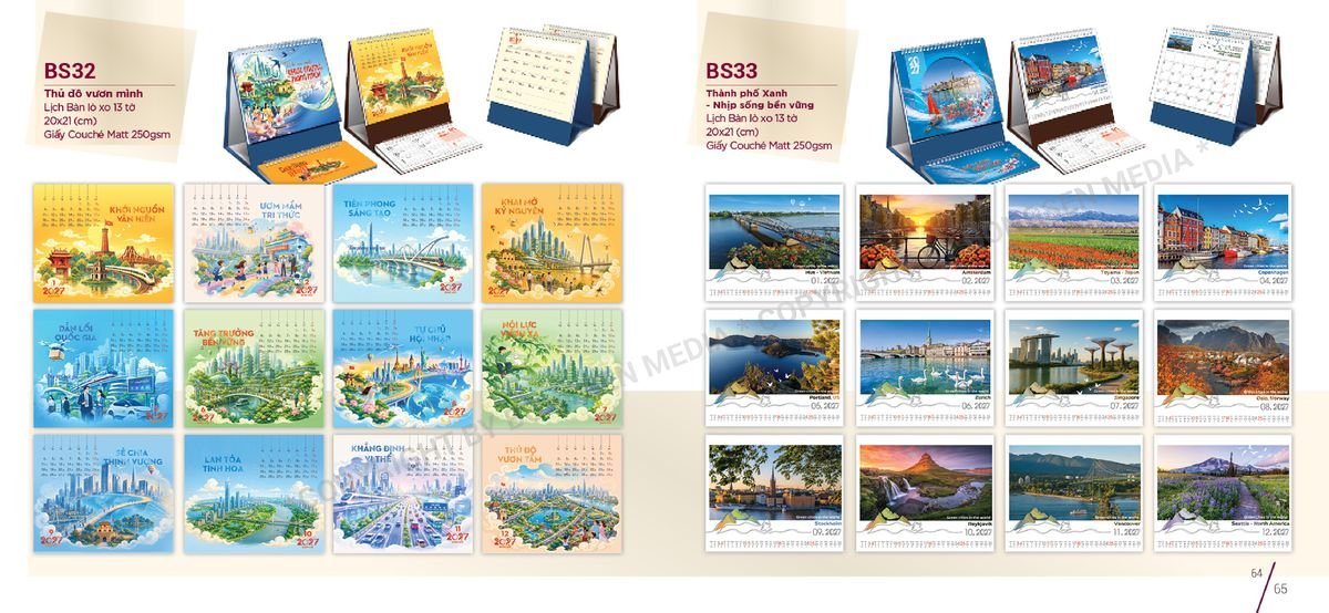 Lịch Để Bàn Nghệ Thuật 2027 Bông Sen BS33 Tổng Kho Phân Phối Chiết Khấu Sâu 48%