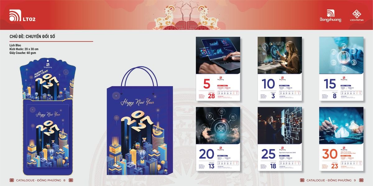 Lịch Bloc Đông Phương 2027 DP03 Tổng Kho Phân Phối Chiết Khấu Sâu 48%