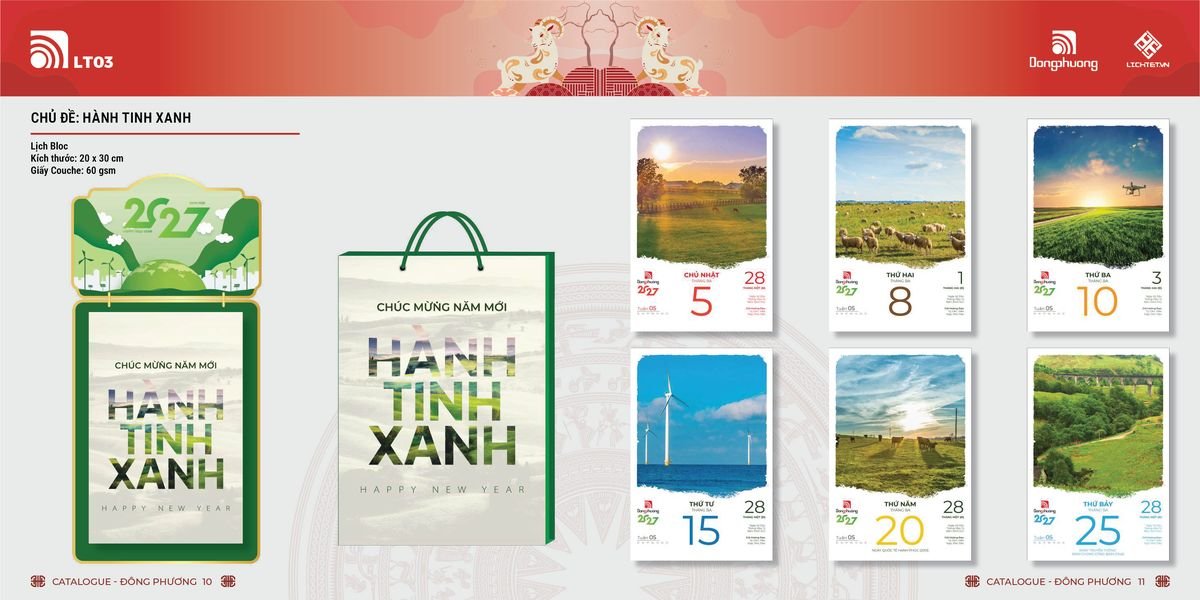 Lịch Bloc Đông Phương 2027 DP04 Tổng Kho Phân Phối Chiết Khấu Sâu 48%
