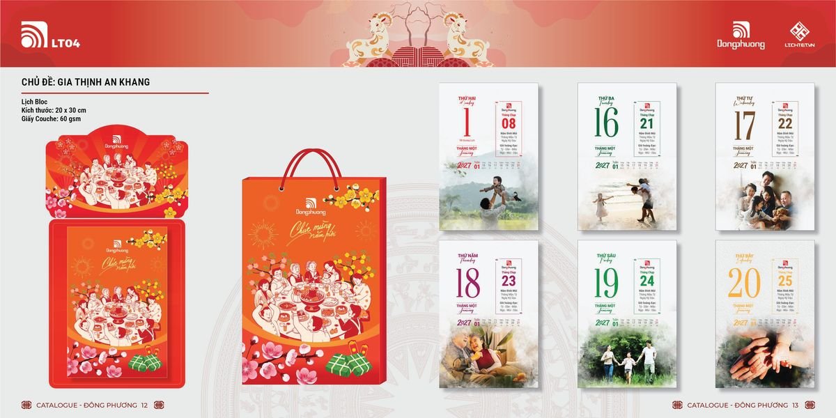 Lịch Bloc Đông Phương 2027 DP05 Tổng Kho Phân Phối Chiết Khấu Sâu 48%