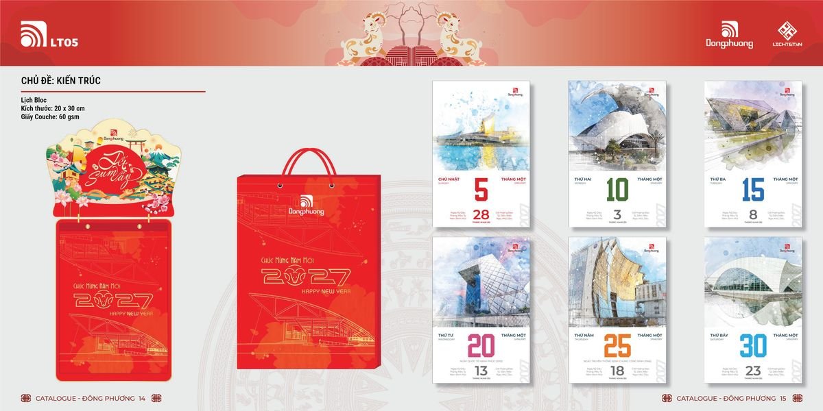 Lịch Bloc Đông Phương 2027 DP06 Tổng Kho Phân Phối Chiết Khấu Sâu 48%