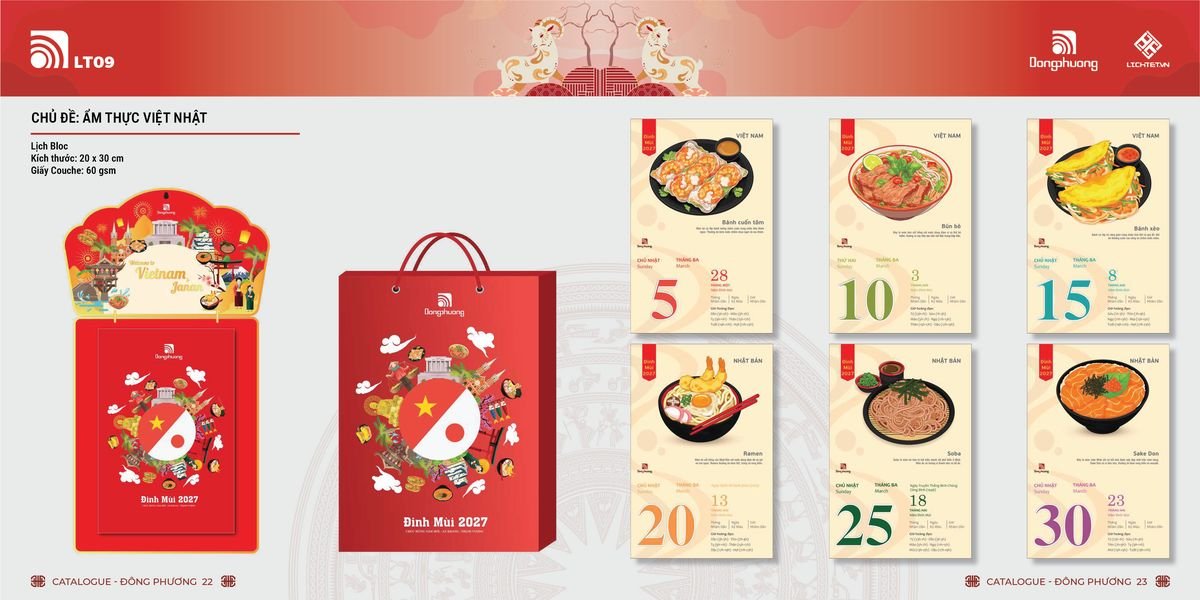 Lịch Bloc Đông Phương 2027 DP10 Tổng Kho Phân Phối Chiết Khấu Sâu 48%
