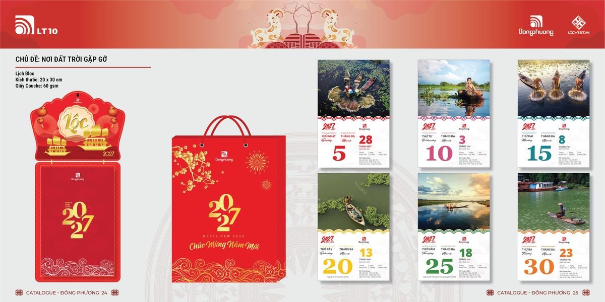 Lịch Bloc Đông Phương 2027 DP11 Tổng Kho Phân Phối Chiết Khấu Sâu 48%