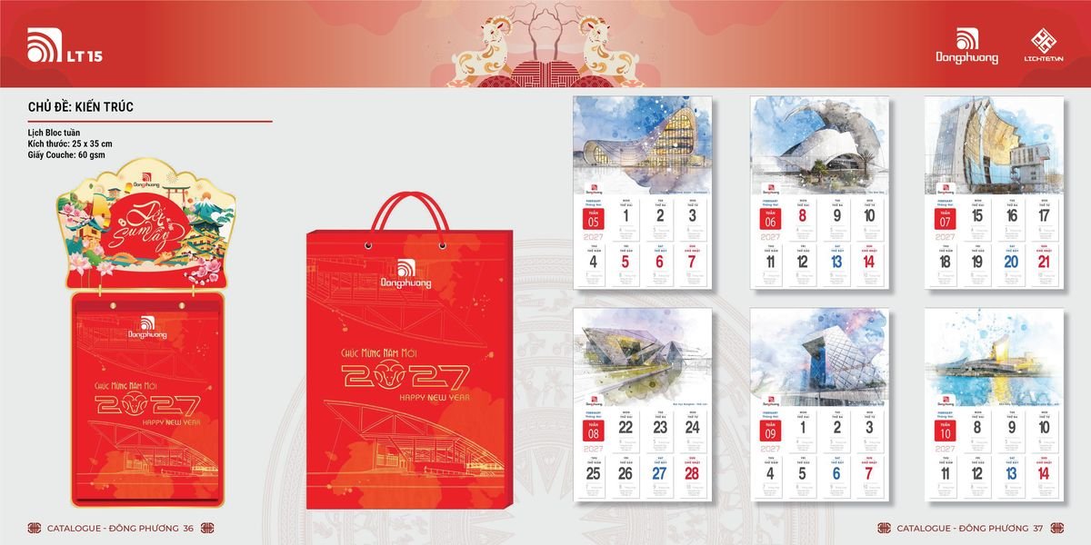Lịch Bloc Đông Phương 2027 DP17 Tổng Kho Phân Phối Chiết Khấu Sâu 48%