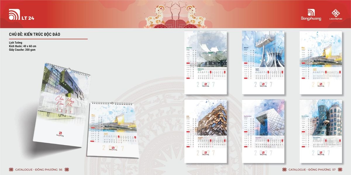 Lịch Bloc Đông Phương 2027 DP27 Tổng Kho Phân Phối Chiết Khấu Sâu 48%