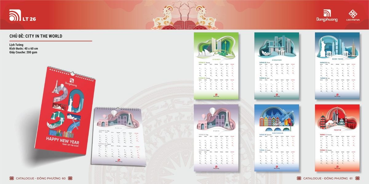 Lịch Bloc Đông Phương 2027 DP29 Tổng Kho Phân Phối Chiết Khấu Sâu 48%