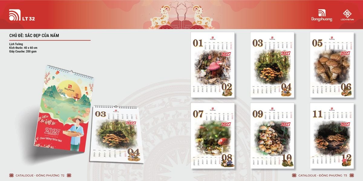 Lịch Bloc Đông Phương 2027 DP35 Tổng Kho Phân Phối Chiết Khấu Sâu 48%