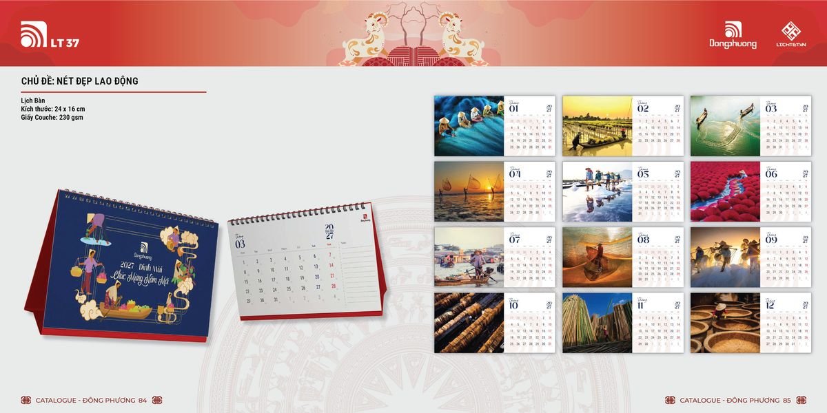 Lịch Bloc Đông Phương 2027 DP41 Tổng Kho Phân Phối Chiết Khấu Sâu 48%
