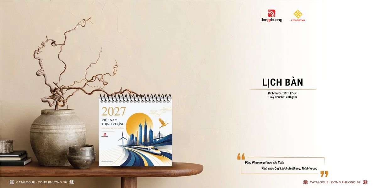 Lịch Bloc Đông Phương 2027 DP47 Tổng Kho Phân Phối Chiết Khấu Sâu 48%