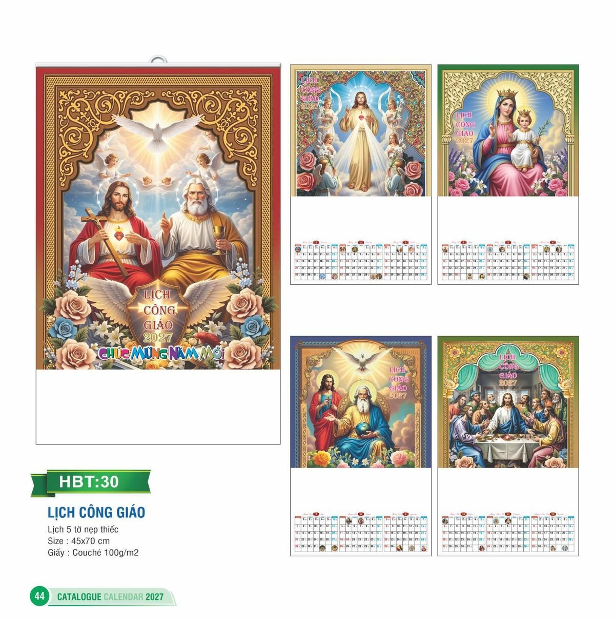 Lịch Treo Tường Nẹp Thiếc 2027 HBT Mẫu HBT31 (45 x 70cm) Tổng Kho Phân Phối Chiết Khấu Sâu 48% Lịch Treo Tường Nẹp Thiếc 2027 HBT Mẫu HBT31 (45 x 70cm) Tổng Kho Phân Phối Chiết Khấu Sâu 48% in logo doanh nghiệp quà tặng Tết tại Tổng Kho Quà Tặng 999