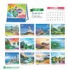 Lịch Để Bàn 2027 HBT Mẫu HBT36 (19 x 21cm) Tổng Kho Phân Phối Chiết Khấu Sâu 48% in logo doanh nghiệp quà tặng Tết tại Tổng Kho Quà Tặng 999
