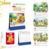 Lịch Để Bàn 2027 HT Mẫu HT75 (18 x 21cm) Tổng Kho Phân Phối Chiết Khấu Sâu 48% in logo doanh nghiệp quà tặng Tết tại Tổng Kho Quà Tặng 999
