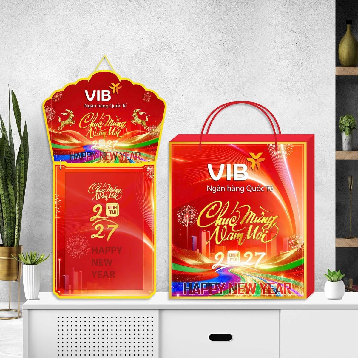 Lịch Khánh Gỗ Lamina 2 Đầu 2027 LM2D_061 - Tổng Kho Quà Tặng 999
