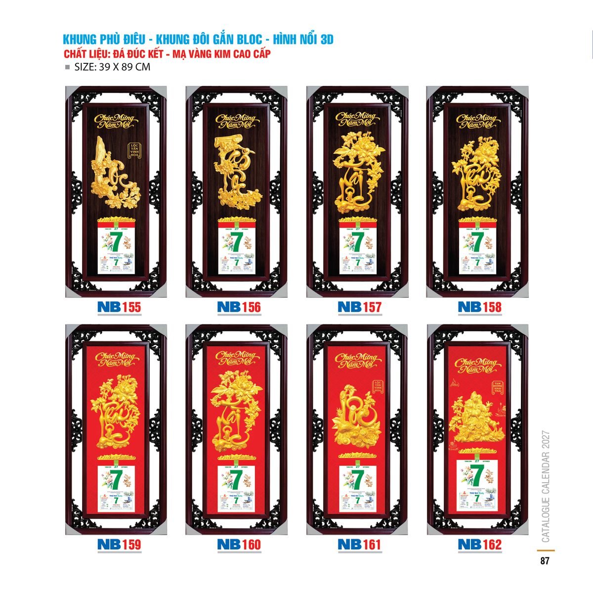 Lịch Bloc 2027 NB Mẫu NB155 (39 x 89 cm) Tổng Kho Phân Phối Chiết Khấu Sâu 48% Lịch Bloc 2027 NB Mẫu NB155 (39 x 89 cm) Tổng Kho Phân Phối Chiết Khấu Sâu 48% in logo doanh nghiệp quà tặng Tết tại Tổng Kho Quà Tặng 999