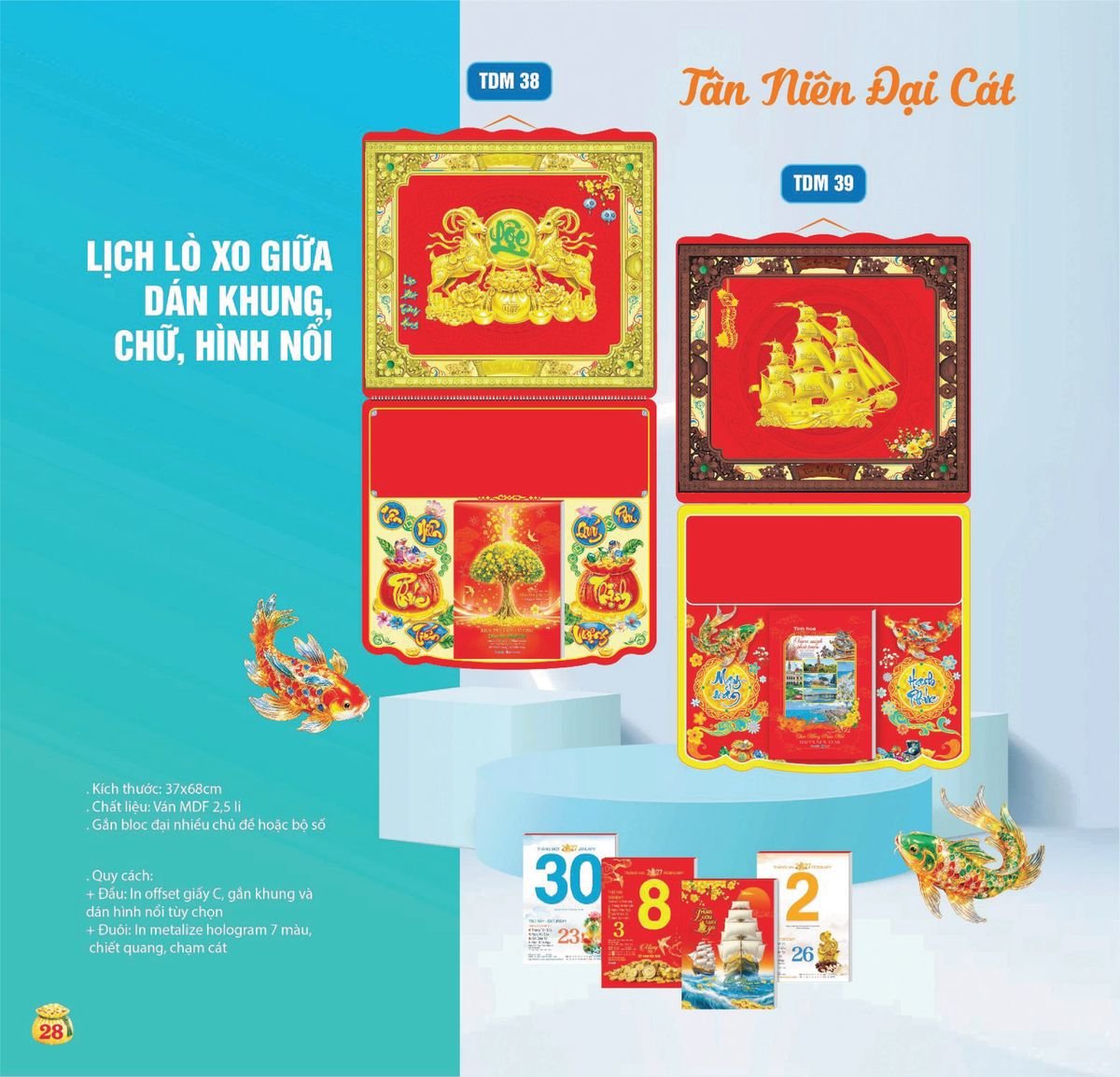 Lịch Bloc Siêu Cực Đại 2027 TDM TDM25 Tổng Kho Phân Phối Chiết Khấu Sâu 48%