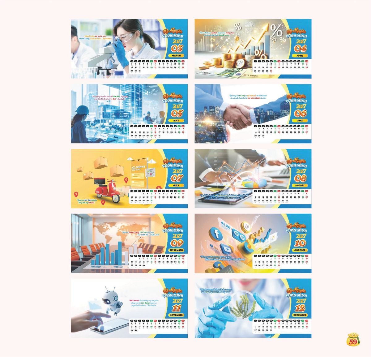 Lịch Bloc Siêu Cực Đại 2027 TDM57 Tổng Kho Phân Phối Chiết Khấu Sâu 48%