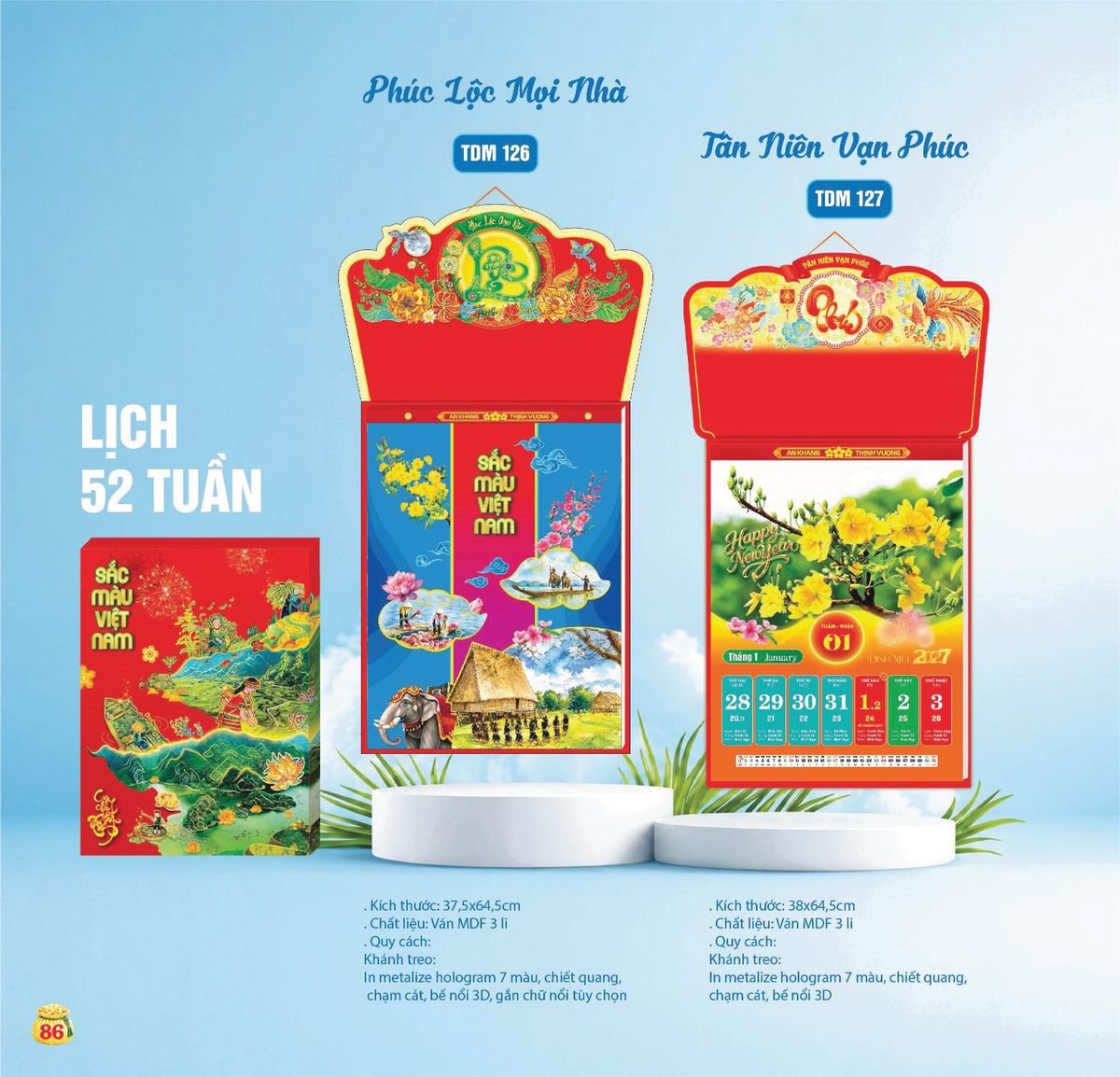 Lịch Bloc Siêu Cực Đại 2027 TDM83 Tổng Kho Phân Phối Chiết Khấu Sâu 48%