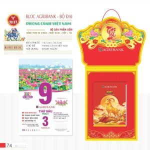 Lịch Bloc 2027 TD Mẫu TD37 (29 x 41 cm) Tổng Kho Phân Phối Chiết Khấu Sâu 48% in logo doanh nghiệp quà tặng Tết tại Tổng Kho Quà Tặng 999