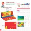 Lịch Để Bàn 2027 TD Mẫu TD43 (14 x 24cm) Tổng Kho Phân Phối Chiết Khấu Sâu 48% in logo doanh nghiệp quà tặng Tết tại Tổng Kho Quà Tặng 999