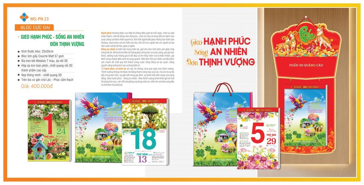 Lịch Bloc TPN 2027 TPNBLOC26 Tổng Kho Phân Phối Chiết Khấu Sâu 48%