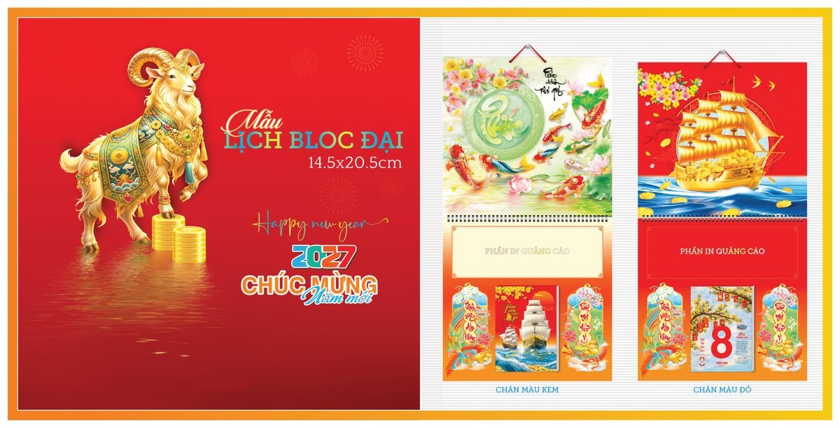 Lịch Bloc Tân Phương Nam 2027 TPNBLOC62 Tổng Kho Phân Phối Chiết Khấu Sâu 48%