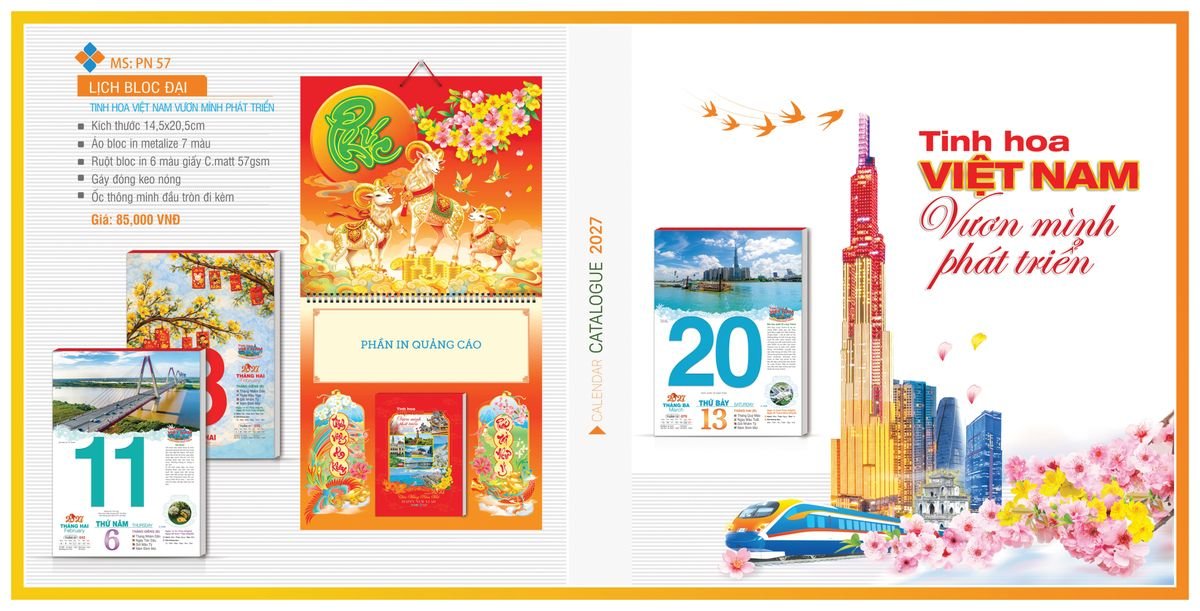 Lịch Bloc Tân Phương Nam 2027 TPNBLOC64 Tổng Kho Phân Phối Chiết Khấu Sâu 48% Lịch Bloc Tân Phương Nam 2027 TPNBLOC64 Tổng Kho Phân Phối Chiết Khấu Sâu 48%