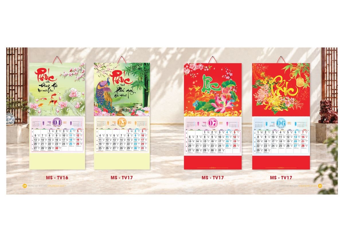 Lịch Bloc Cực Đại 2027 Tuấn Việt TV11 Tổng Kho Phân Phối Chiết Khấu Sâu 48%