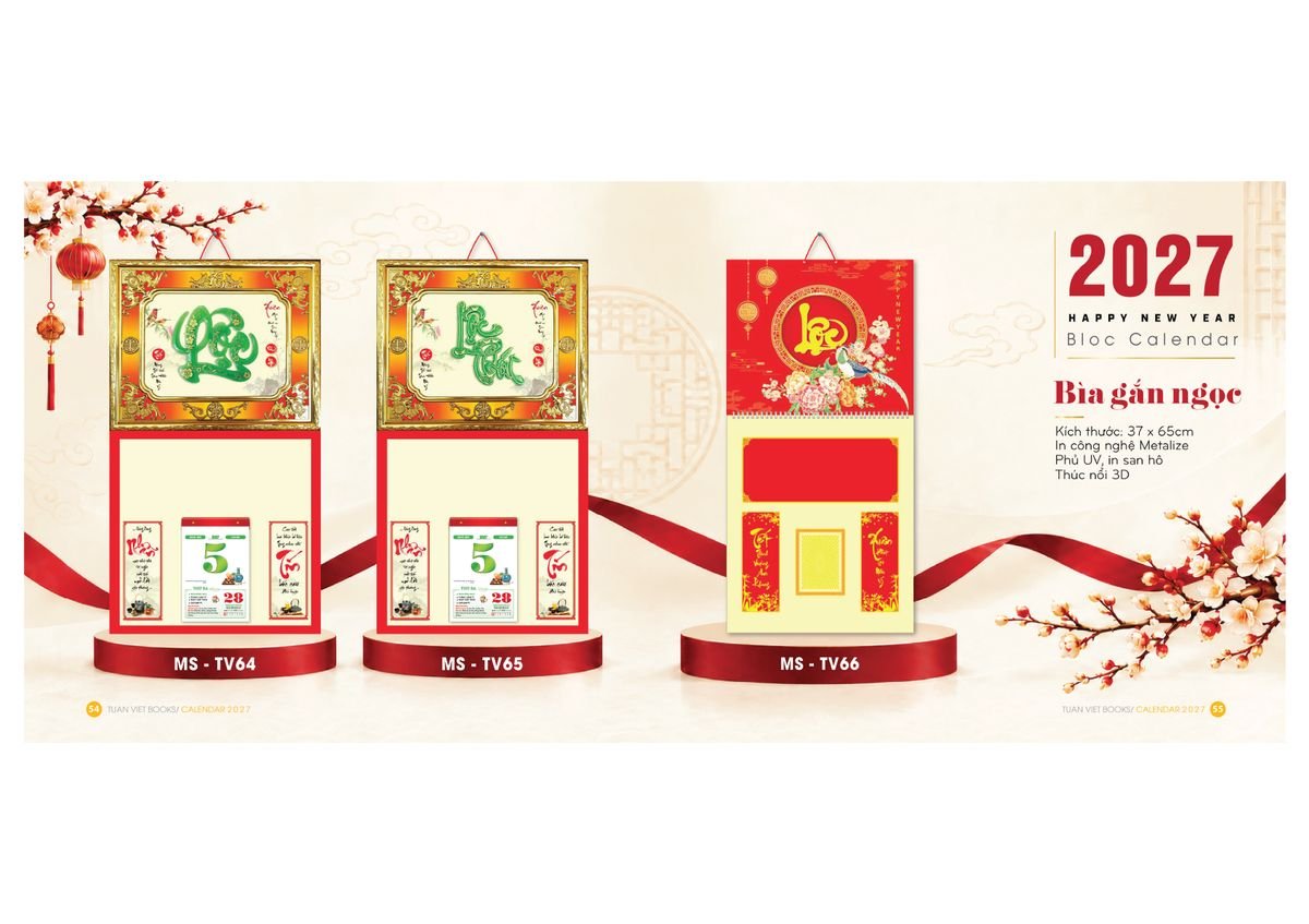 Lịch Để Bàn Tuấn Việt 2027 Tuấn Việt TV28 Tổng Kho Phân Phối Chiết Khấu Sâu 48%