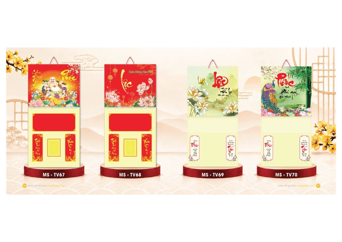 Lịch Để Bàn Tuấn Việt 2027 Tuấn Việt TV29 Tổng Kho Phân Phối Chiết Khấu Sâu 48%